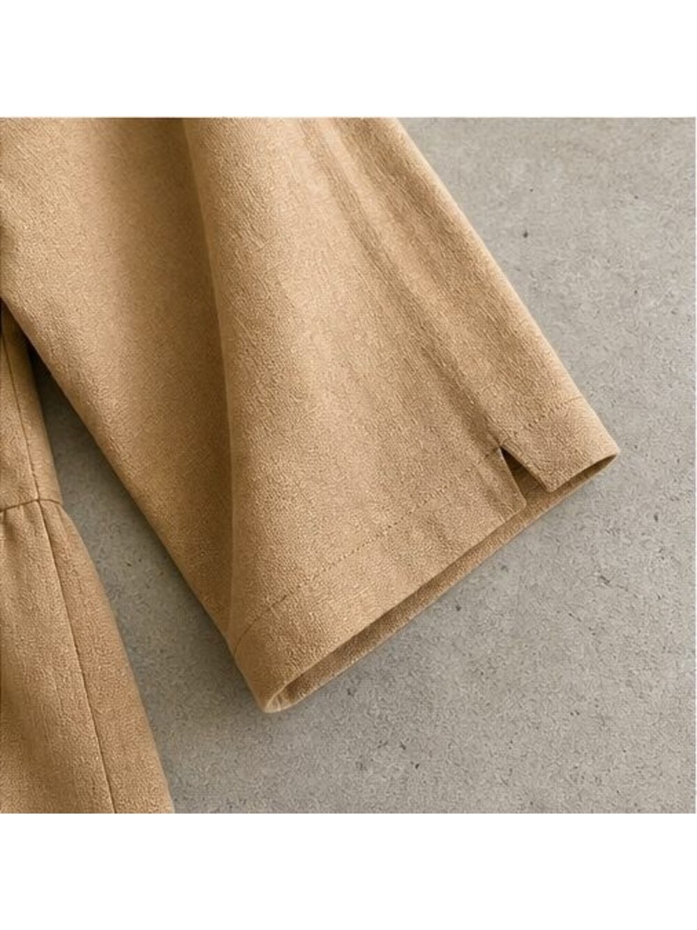 Camel Button Blouse - Picture 5 of 6